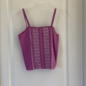 Cute cropped lilac tank